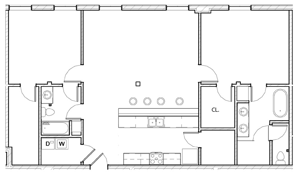 Sixth Apartment Floor Plan